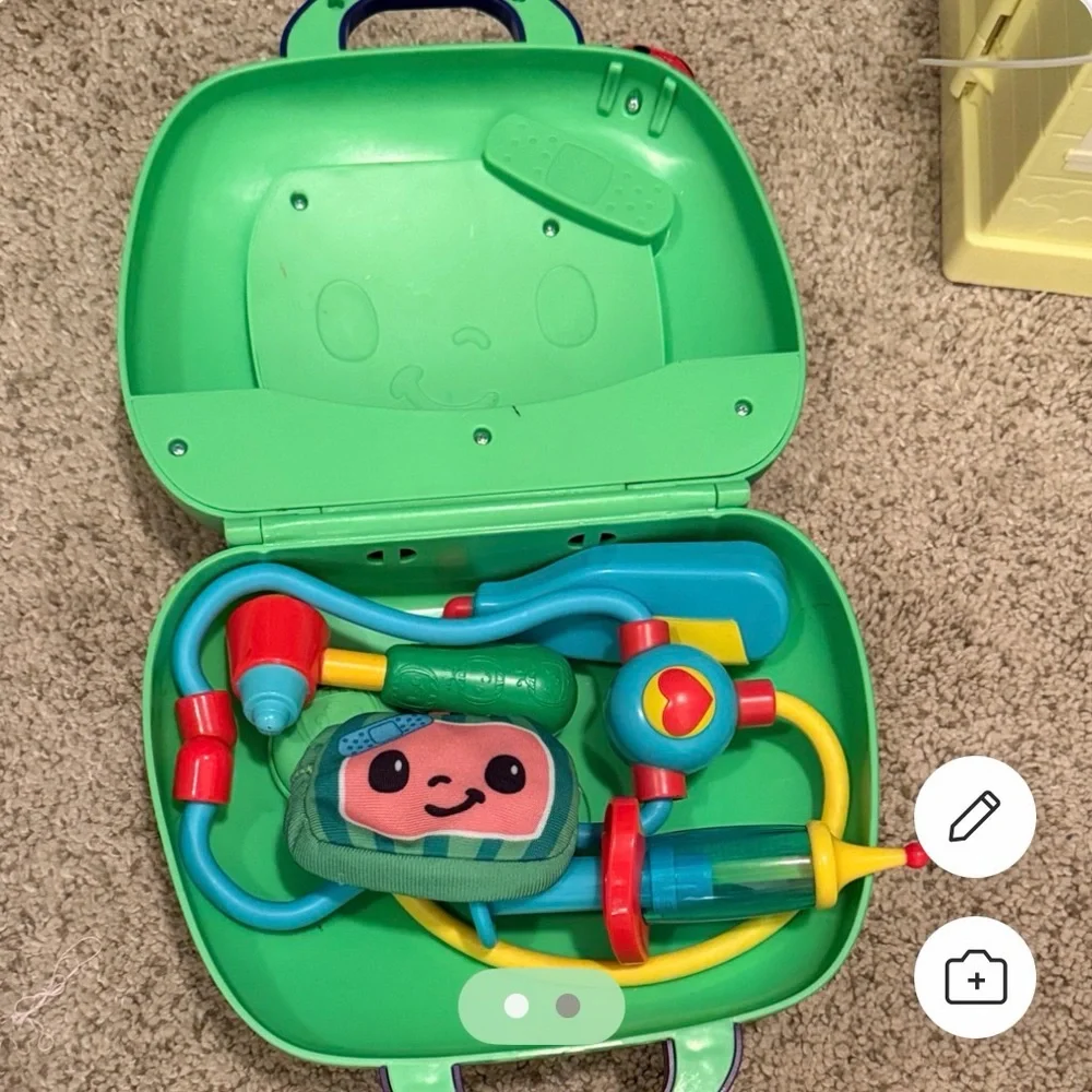 Cocomelon Toy Lot JJ Plush‎ Dolls play House Playset watermelon doctor set